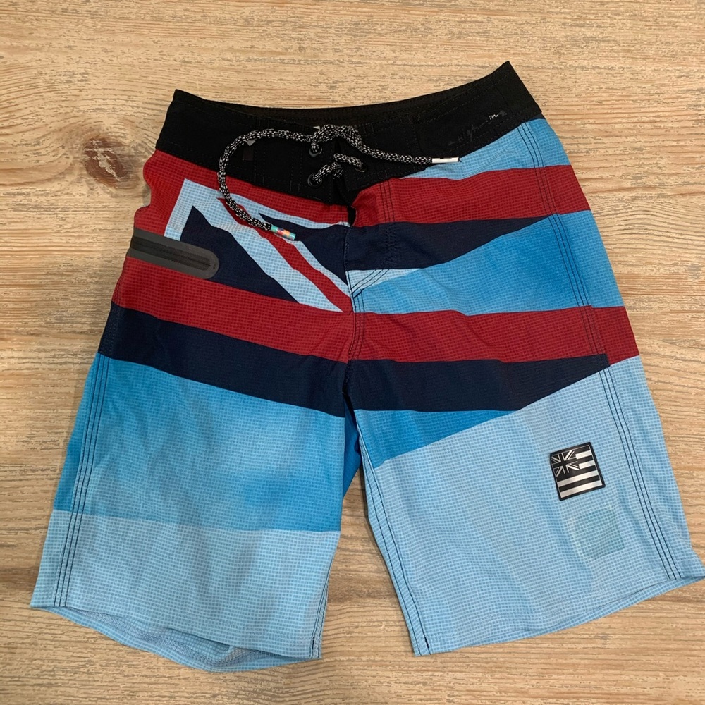Boys Quiksilver Boardshorts Hawaii size 22 (purchased in Hawaii)